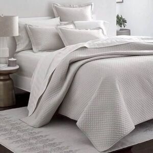3 Piece Coverlet Set 100% Cotton King Parchment Charter Club